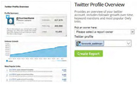 Twitter Profile overview on Hootsuite