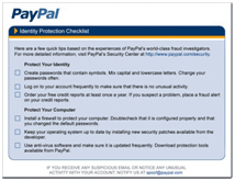 PayPal Checklist