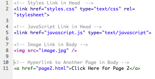 Code for linking relative hyperlinks to pages on the same server